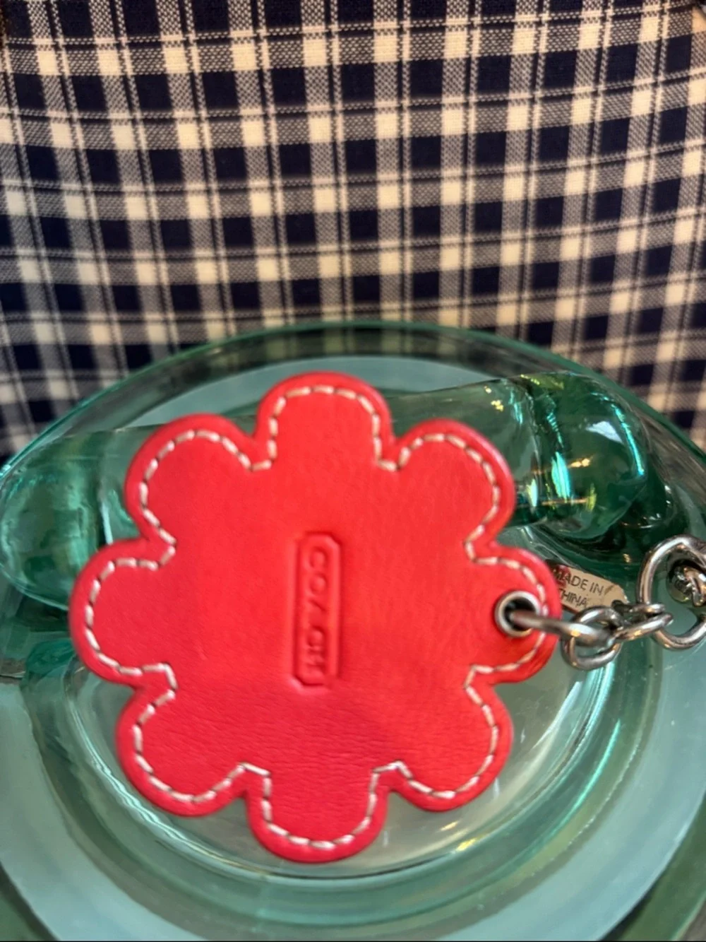 Coach Multicolor Daisy Leather bag charm - Picture 3 of 5